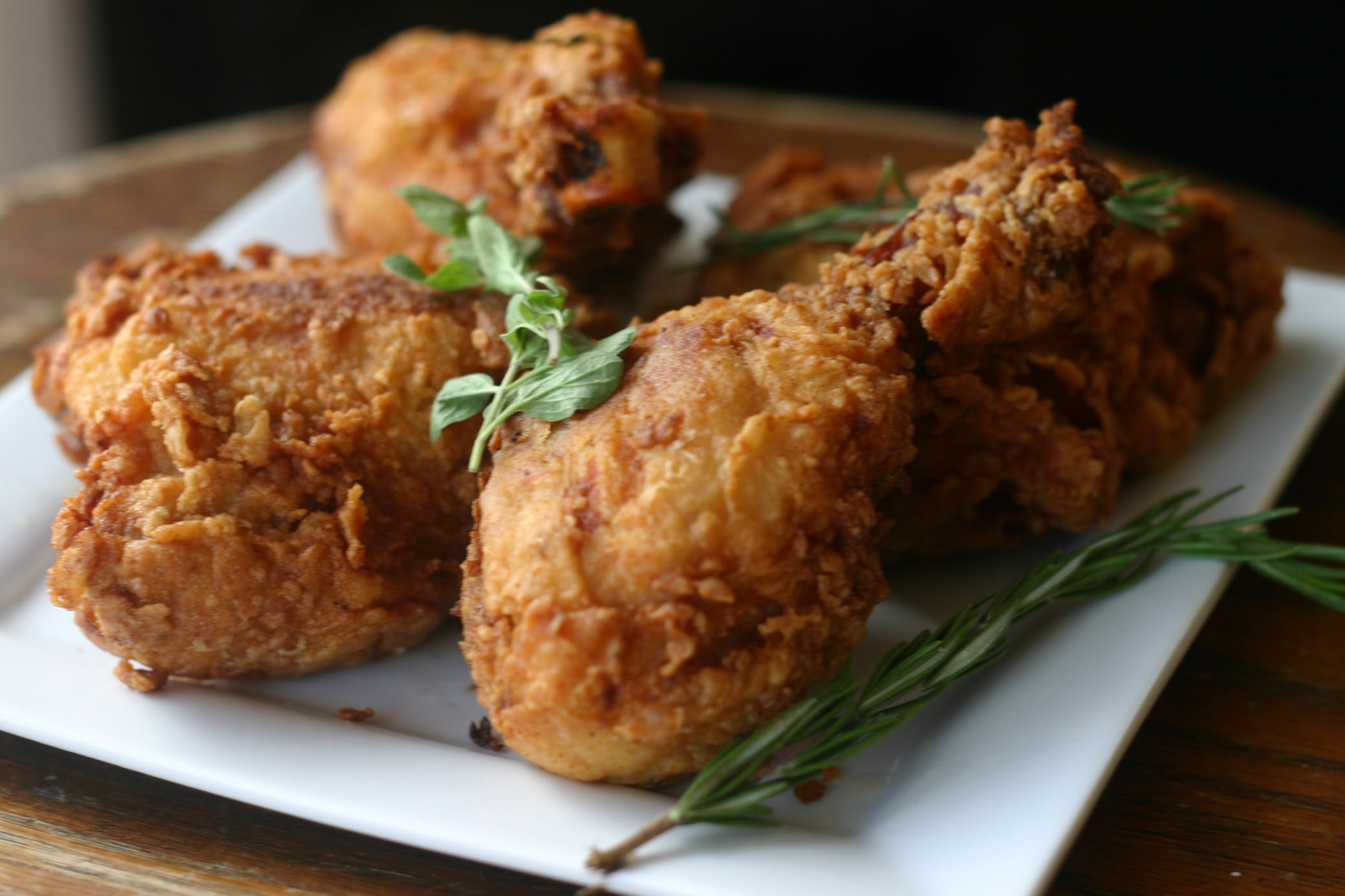 fried chicken on plate