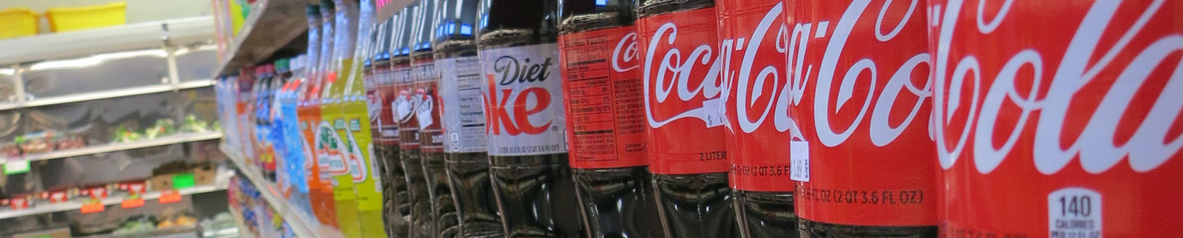 coke diet coke soda soft drinks aisle Menella's Marketplace